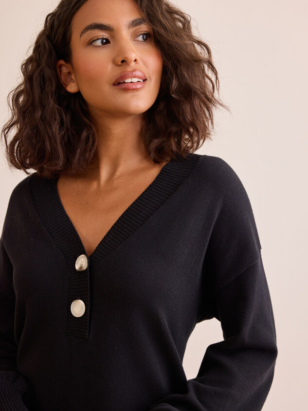 Cabin Cozy Knit Romper Detail 6 - TULLABEE