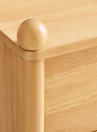 Mariposa Narrow Wood Nightstand Detail 5 - TULLABEE