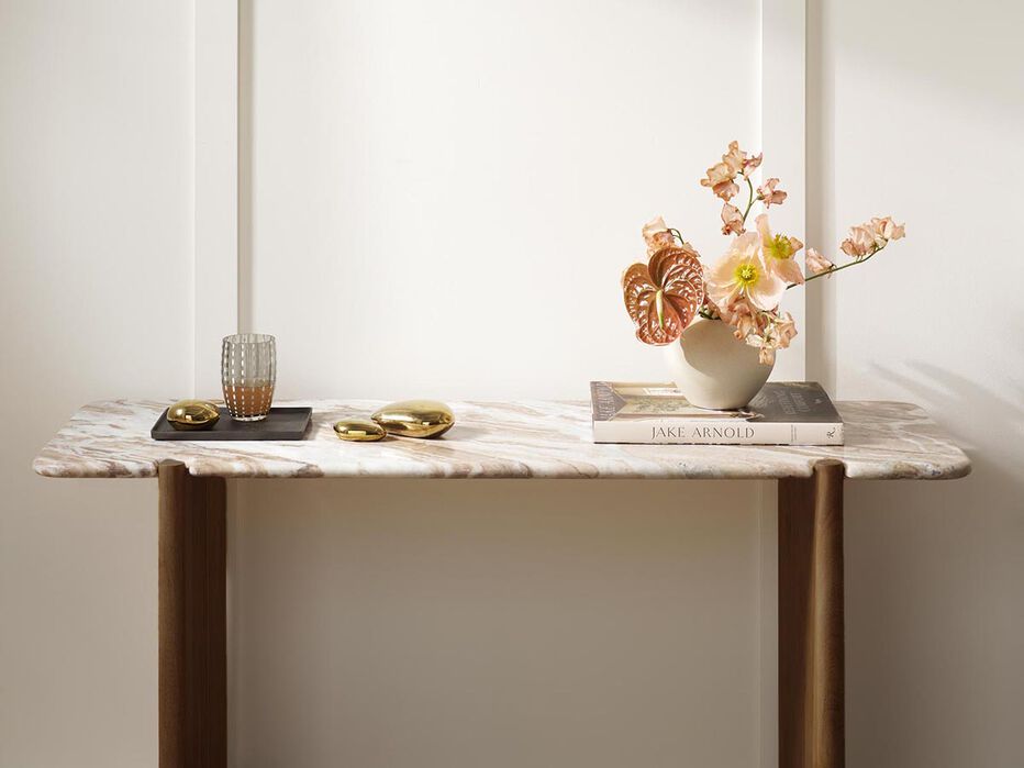 Moss Wood Console/Desk - TULLABEE - 