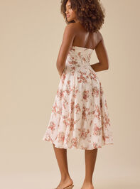 Liliana Floral Maxi Dress Detail 2 - TULLABEE