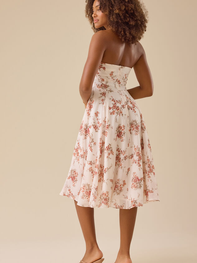 Liliana Floral Maxi Dress Detail 2 - TULLABEE