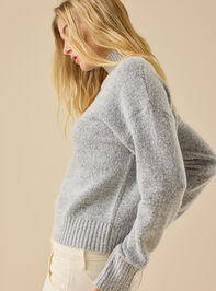 Betty Mock Neck Sweater Detail 4 - TULLABEE