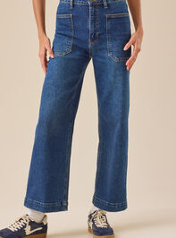 Layla Straight Leg Jean Detail 4 - TULLABEE