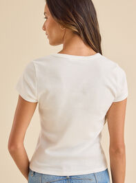 Fortworth Texas Baby Tee Detail 4 - TULLABEE