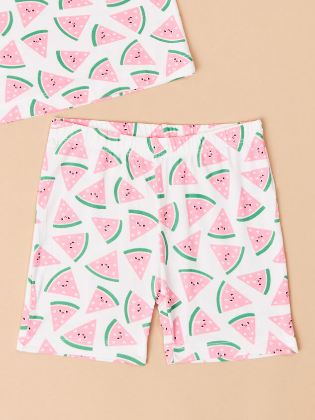 Watermelon Hearts Lounge Set Detail 3 - TULLABEE