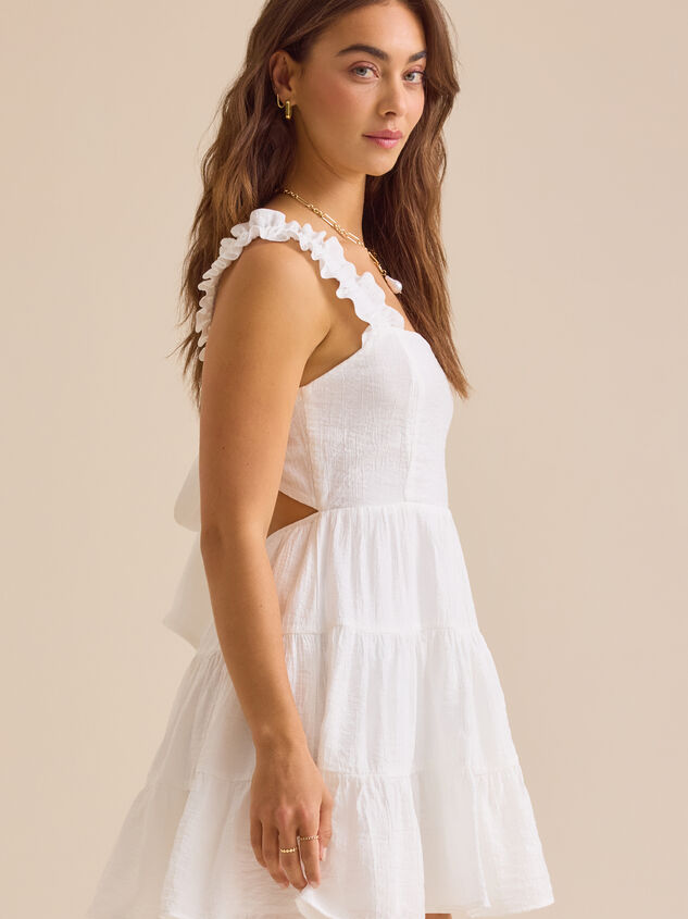 Kira Tiered Mini Dress Detail 5 - TULLABEE