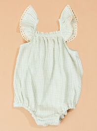 Kyler Gingham Ruffle Bubble - TULLABEE