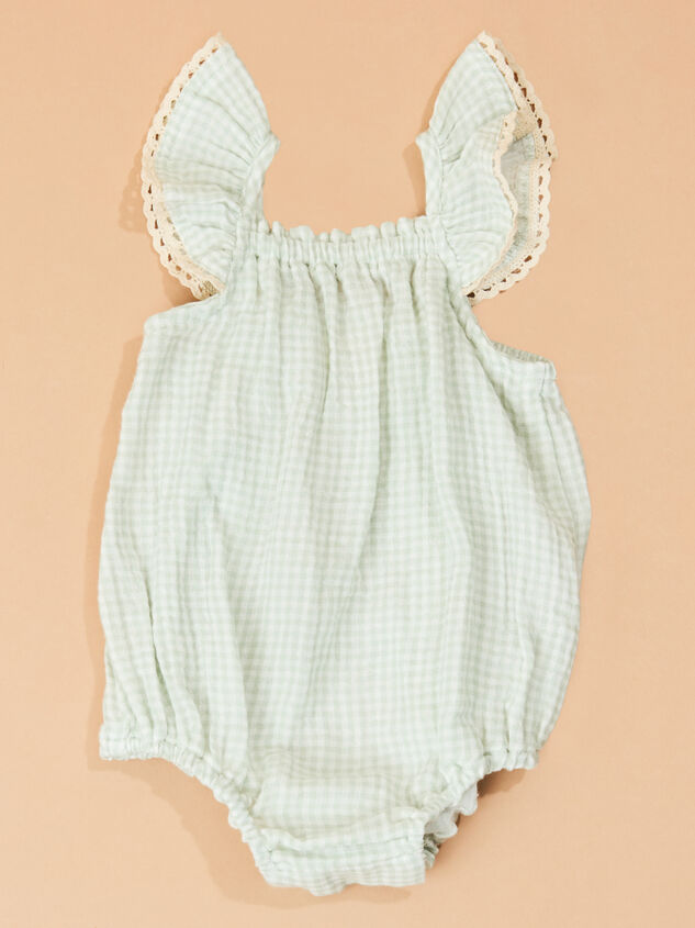 Kyler Gingham Ruffle Bubble - TULLABEE