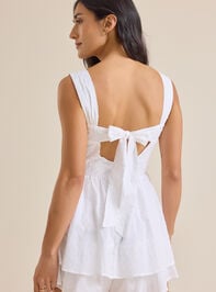 Noelle Double Layer Romper Detail 4 - TULLABEE
