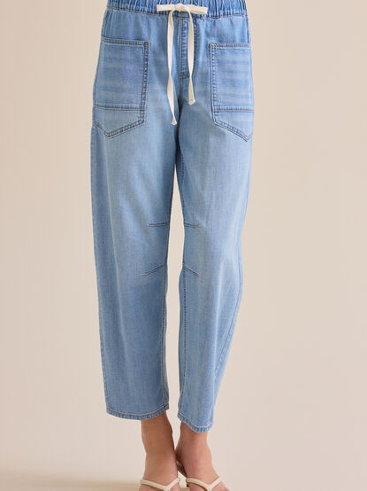 Jaden Tie Denim Pant - TULLABEE