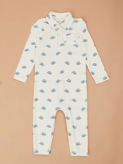 Howdy Hats Polo Romper - TULLABEE