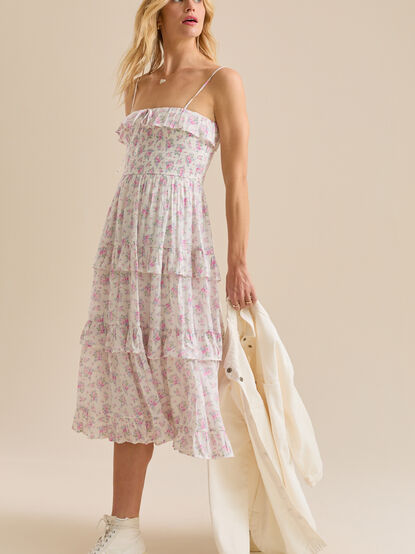 Kathy Floral Maxi Dress - TULLABEE