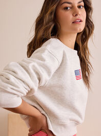 Stars And Stripes Pullover Detail 5 - TULLABEE