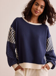 Wildflower Dream Knit Pullover Detail 2 - TULLABEE