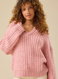 Kaia Oversized Collared Sweater Detail 2 - TULLABEE