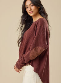 Anna Oversized Thermal Top Detail 3 - TULLABEE