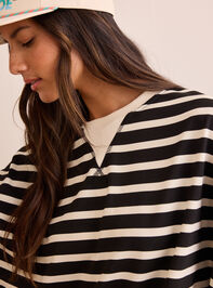 Swift Stripe Long Sleeve Top Detail 4 - TULLABEE
