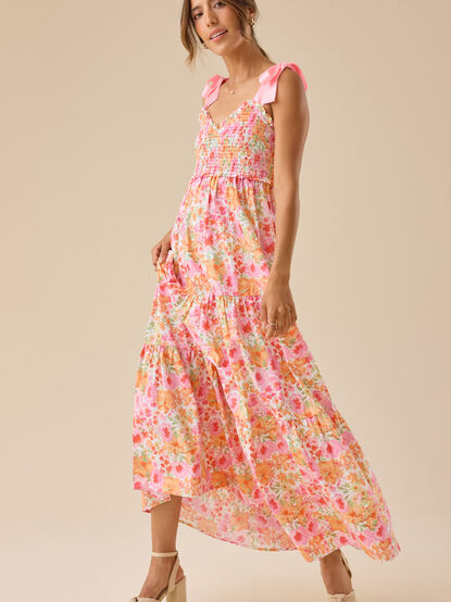 Landon Floral Maxi Dress - TULLABEE