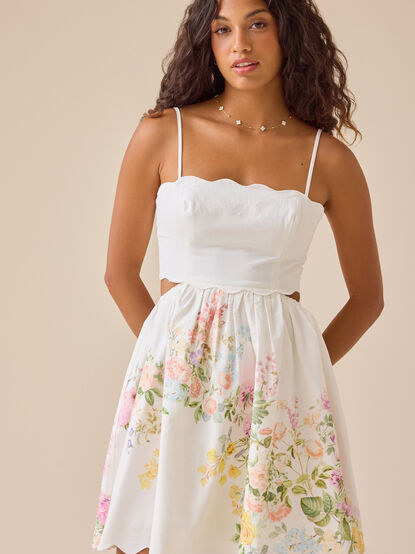 Thea Floral Mini Dress - TULLABEE