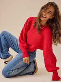 Haille Cropped Sweater - TULLABEE