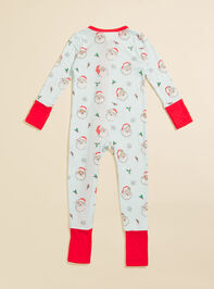 Vintage Santa Ruffle Sleeper Detail 3 - TULLABEE