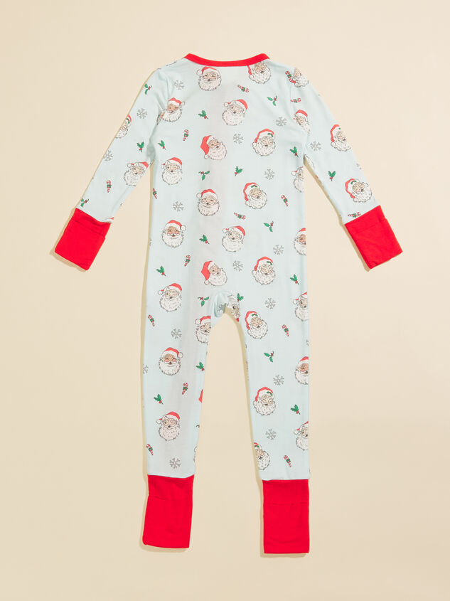 Vintage Santa Ruffle Sleeper Detail 3 - TULLABEE