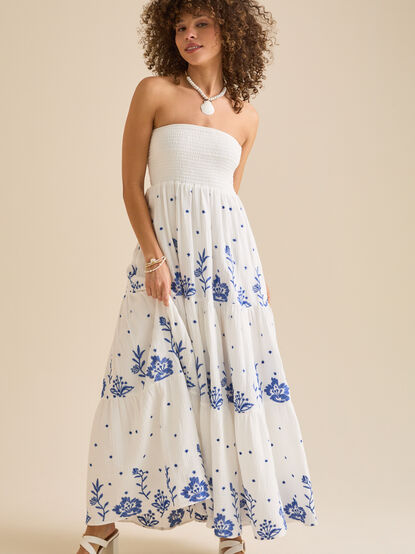 Melanie Strapless Maxi Dress - TULLABEE