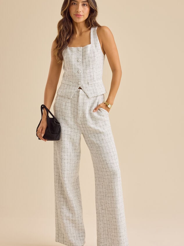 Devyn Tweed Pants - TULLABEE