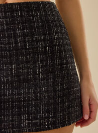 Janie Tweed Mini Skort Detail 2 - TULLABEE
