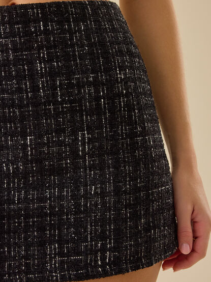 Janie Tweed Mini Skort - TULLABEE