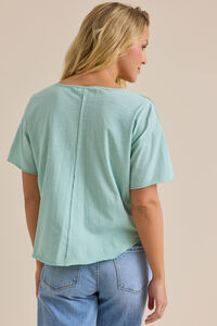 Hannah Slub Voop Tee Detail 4 - Altar'd State