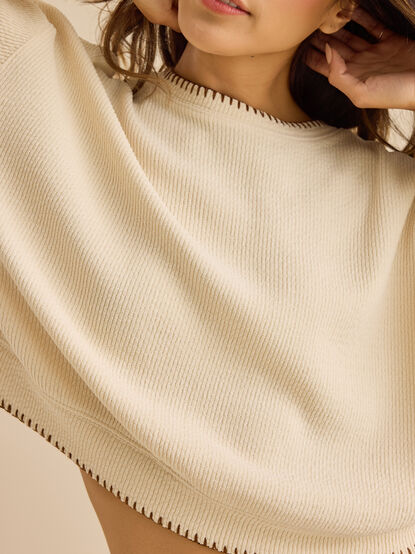 Jennine Whipstitch Top - TULLABEE