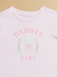 Daddy's Girl Graphic Tee Detail 2 - TULLABEE