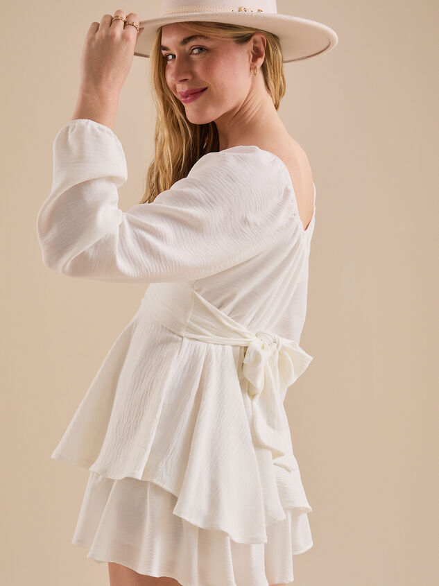 Marisol Crossover Romper Detail 4 - TULLABEE
