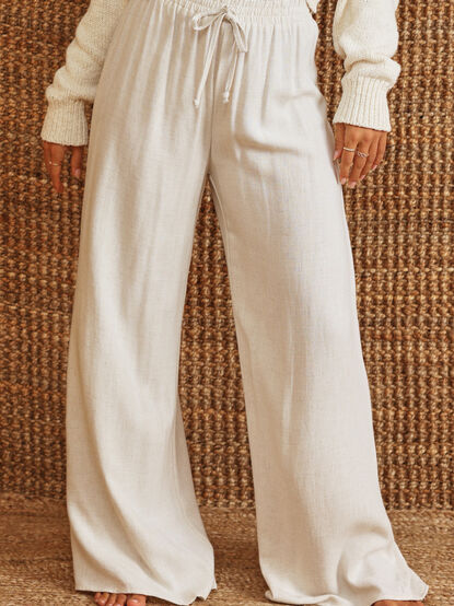Annalise Linen Pants - TULLABEE