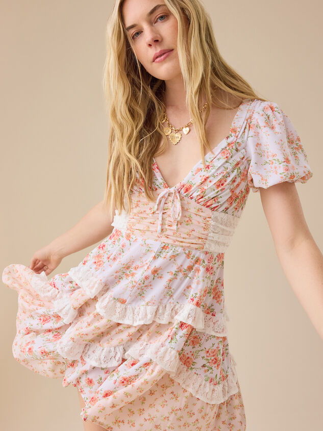 Aderny Floral Mini Dress - TULLABEE