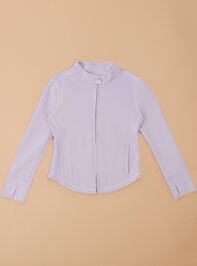 Maggie Athletic Full Zip Jacket Detail 2 - TULLABEE