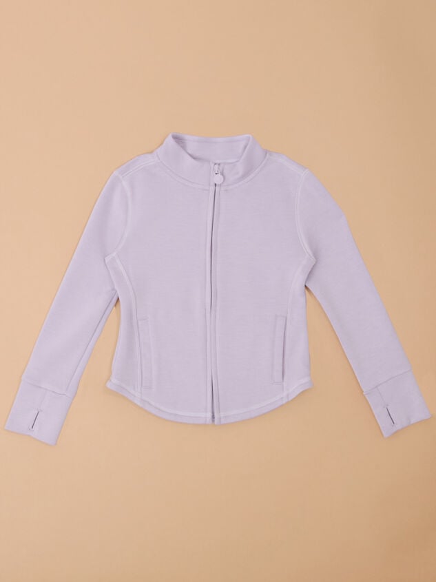 Maggie Athletic Full Zip Jacket Detail 2 - TULLABEE