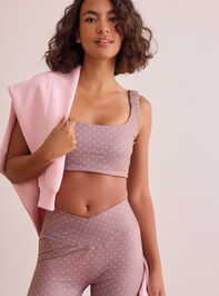 Go For It Polka Dot Sports Bra - TULLABEE