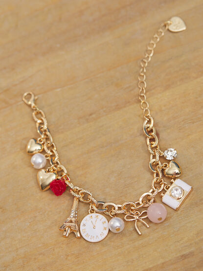 We Were in Paris Charm Bracelet - TULLABEE