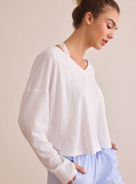 Moonlit Circle Back Long Sleeve Detail 3 - TULLABEE