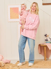 Girl Mom Graphic Sweatshirt Detail 6 - TULLABEE