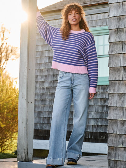 Poppy Bright Boxy Sweater - TULLABEE