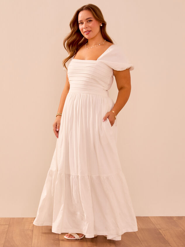 Wilow Linen Maxi Dress Detail 2 - TULLABEE