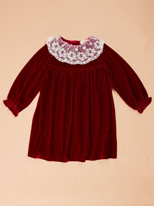 Rebecca Velvet Mini Dress Detail 2 - TULLABEE