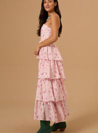 Martha Floral Maxi Dress Detail 5 - TULLABEE