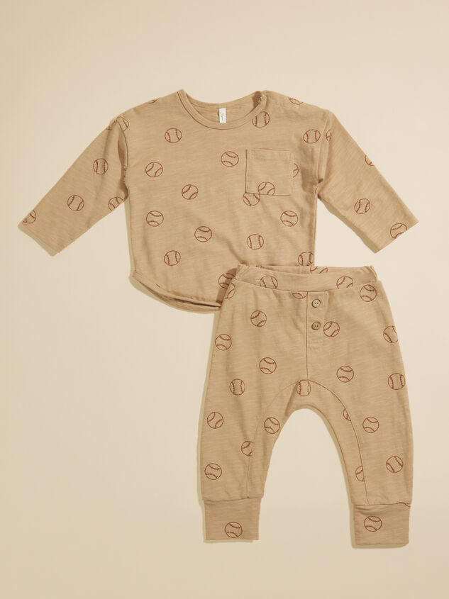 Baseball Joggers by Rylee + Cru Detail 4 - TULLABEE