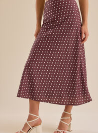Ellie Polka Dot Maxi Skirt Detail 2 - TULLABEE