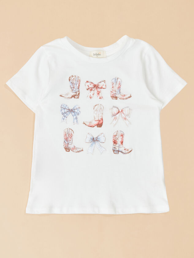 Boots and Bows Graphic Tee - TULLABEE