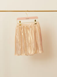Kyra Youth Sequin Top and Pleated Skirt Detail 4 - TULLABEE